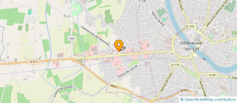 localisation de l'entreprise SCI LABOUCHERE  BIAS