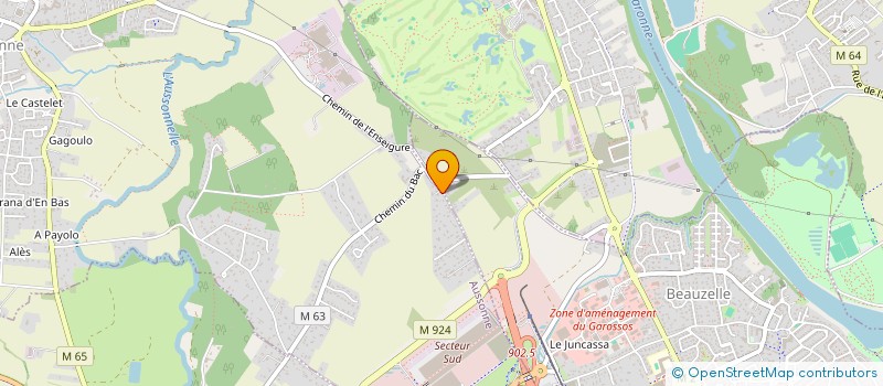 localisation de l'entreprise SCI LABOURASSE à AUSSONNE