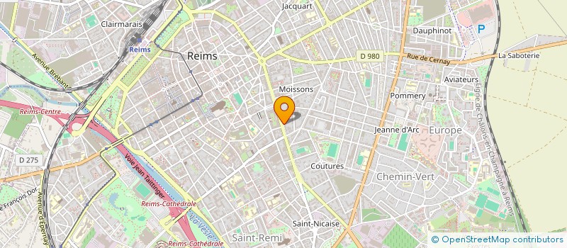 localisation de l'entreprise SCI LABOURDATTE  REIMS