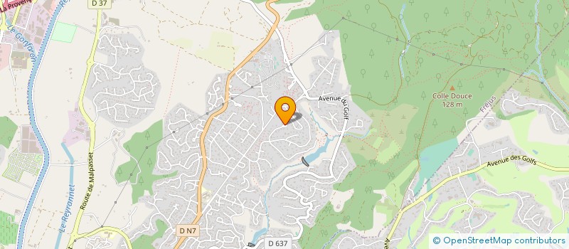 localisation de l'entreprise SCI LABOURS II MENNECY à FREJUS