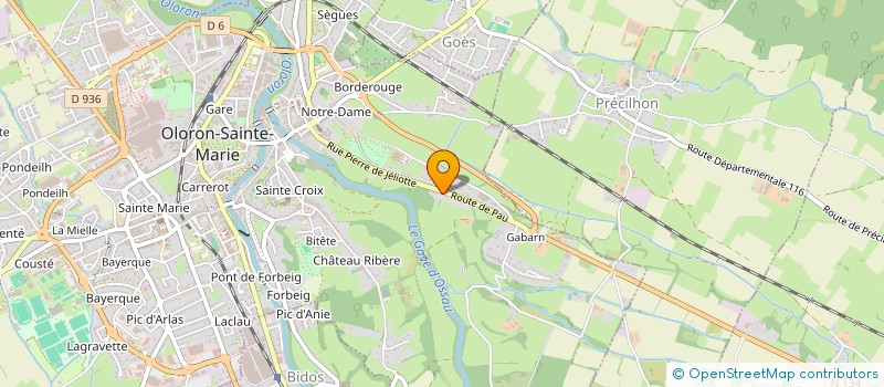 localisation de l'entreprise SCI LABOYLE  OLORON-SAINTE-MARIE