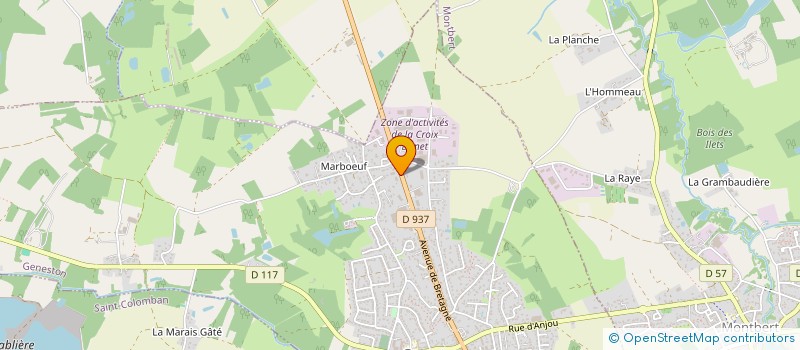 localisation de l'entreprise SCI LABRADOR  GENESTON