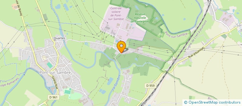 localisation de l'entreprise SCI LABRE JUMA  PONT-SUR-SAMBRE