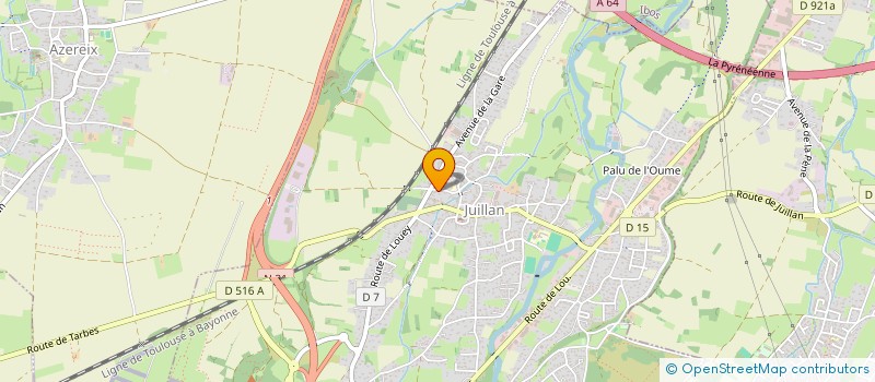 localisation de l'entreprise SCI LABRET-DESAULNAY  JUILLAN