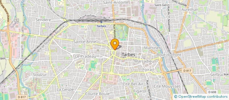 localisation de l'entreprise SCI LABRET PERE ET FILS  TARBES