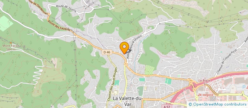 localisation de l'entreprise SCI LABRI à LA VALETTE-DU-VAR