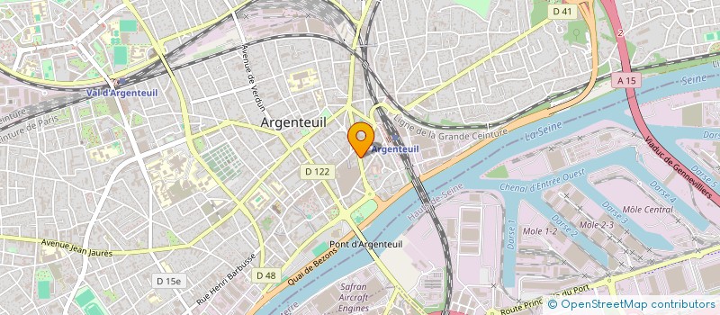 localisation de l'entreprise SCI LABRIERE  ARGENTEUIL