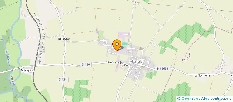 localisation de l'entreprise SCI LABRIGANBOIS  MONTILS