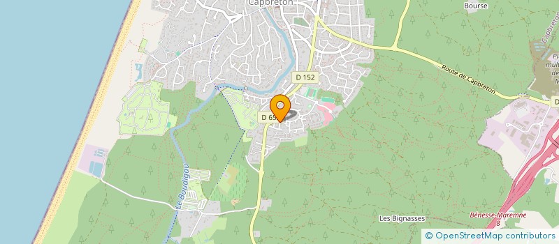 localisation de l'entreprise SCI LABRIJEAN à CAPBRETON