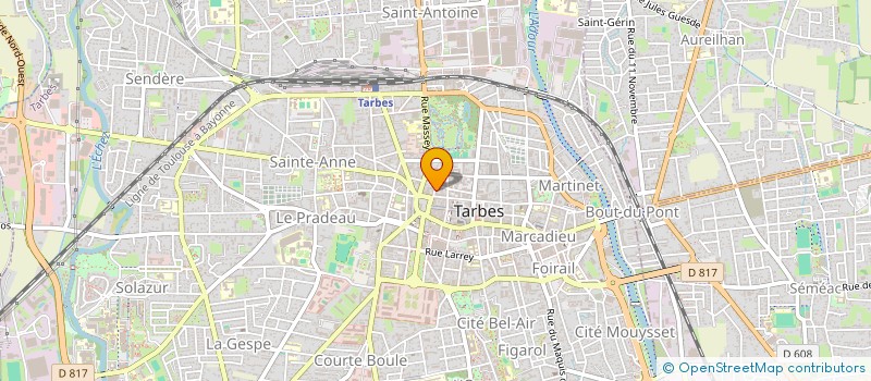 localisation de l'entreprise SCI LABRINGUE  TARBES