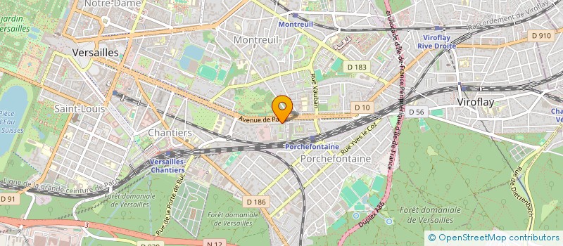 localisation de l'entreprise SCI LABRIT à VERSAILLES