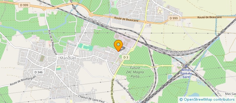 localisation de l'entreprise SCI LABRO à MANDUEL