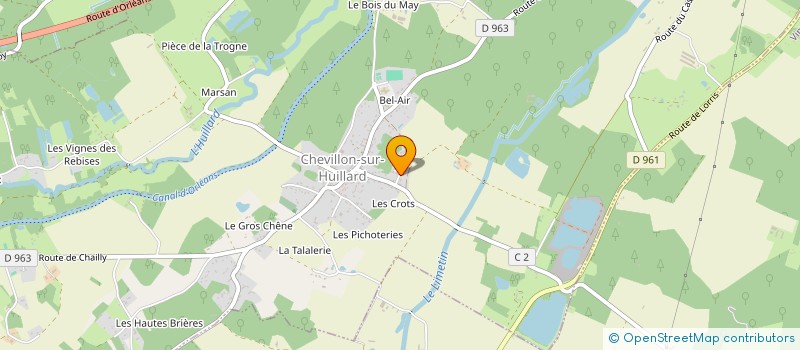 localisation de l'entreprise SCI LABRO à CHEVILLON-SUR-HUILLARD