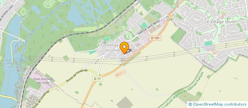 localisation de l'entreprise SCI LABROSE à FONTENAY-LE-VICOMTE