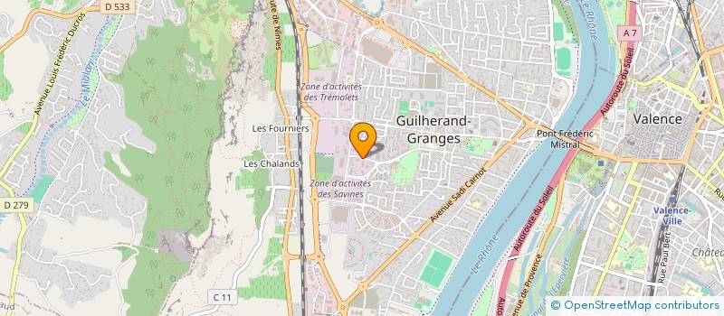 localisation de l'entreprise SCI LABROSSE DE SALAISE à GUILHERAND-GRANGES