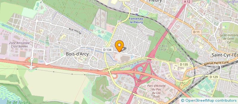 localisation de l'entreprise SCI LABROUSSE INVESTISSEMENTS  BOIS-D'ARCY