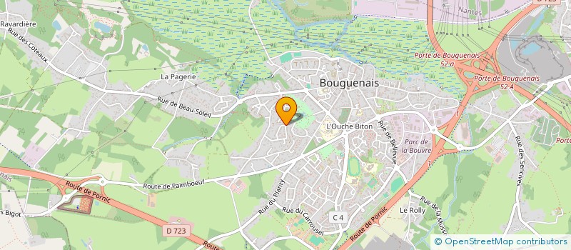 localisation de l'entreprise SCI LABRUGI à BOUGUENAIS