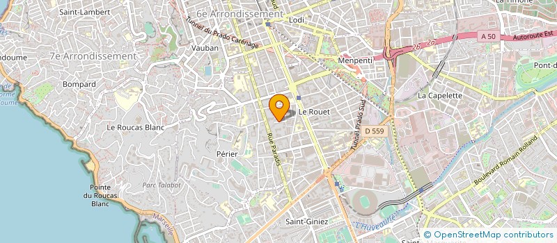 localisation de l'entreprise SCI LABRY à MARSEILLE