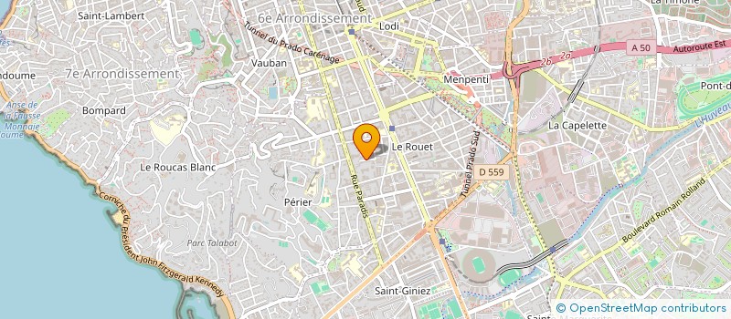 localisation de l'entreprise SCI LABRY à MARSEILLE