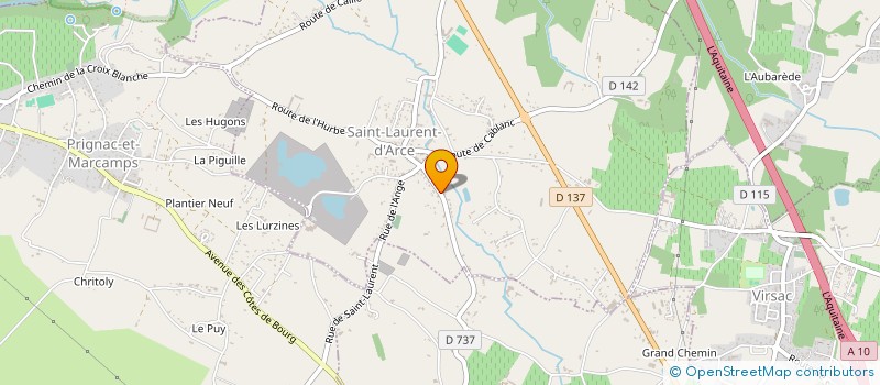 localisation de l'entreprise SCI LABS 33  SAINT-ANDRE-DE-CUBZAC