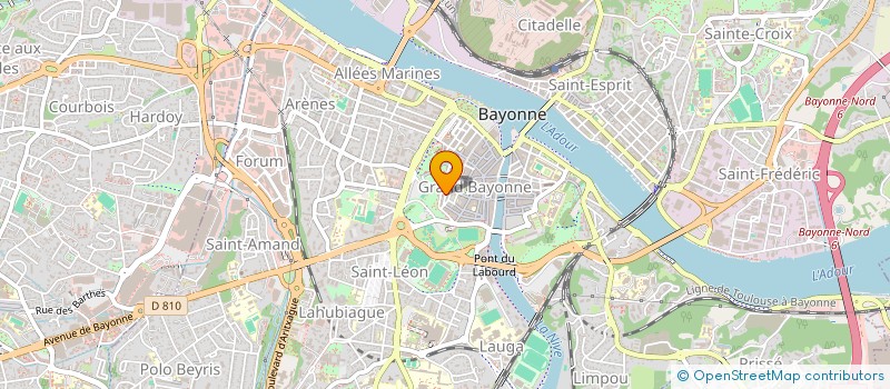 localisation de l'entreprise SCI LABSOLU à BAYONNE