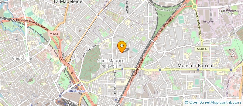 localisation de l'entreprise SCI LABVER IMMO à LILLE