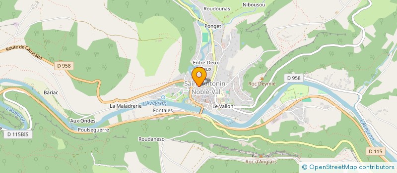 localisation de l'entreprise SCI LAC 1  SAINT-ANTONIN-NOBLE-VAL