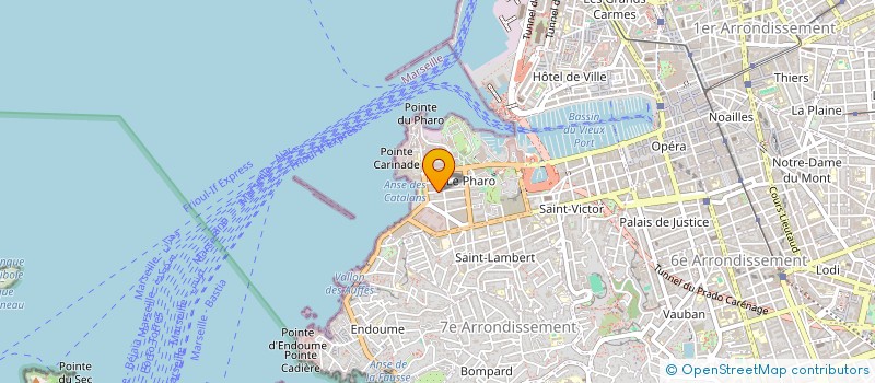 localisation de l'entreprise SCI LAC  MARSEILLE
