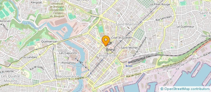 localisation de l'entreprise SCI LAC  BREST