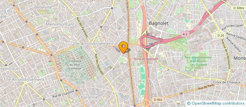 localisation de l'entreprise SCI LAC  PARIS