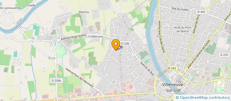 localisation de l'entreprise SCI LAC  BIAS