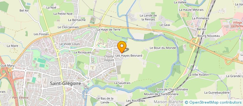 localisation de l'entreprise SCI LAC  CESSON-SEVIGNE