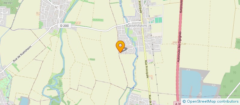 localisation de l'entreprise SCI LAC  BATTENHEIM