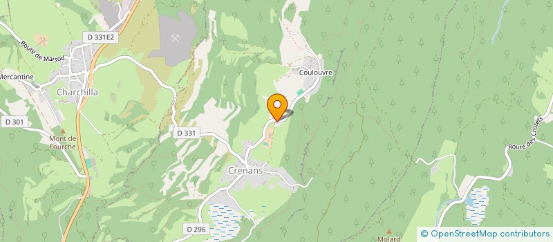 localisation de l'entreprise SCI LAC DE MARTIGNA  CRENANS