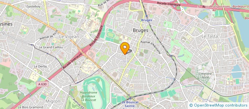 localisation de l'entreprise SCI LAC DE SAUVEJUNTE  BRUGES