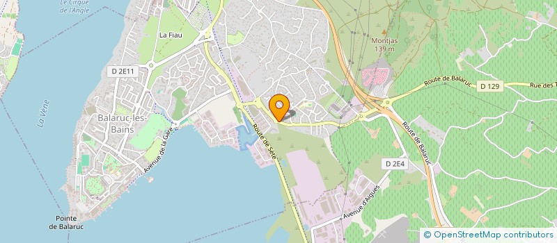 localisation de l'entreprise SCI LAC DE THAU  BALARUC-LES-BAINS