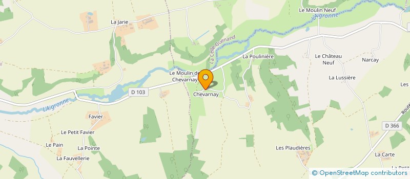 localisation de l'entreprise SCI LAC DU VIGNOBLE  LE PETIT-PRESSIGNY