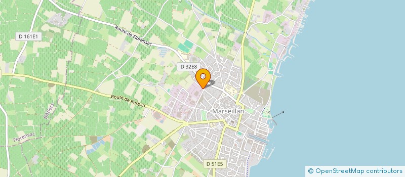 localisation de l'entreprise SCI LAC II à MARSEILLAN