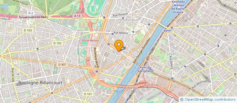 localisation de l'entreprise SCI LAC MERLET  PARIS