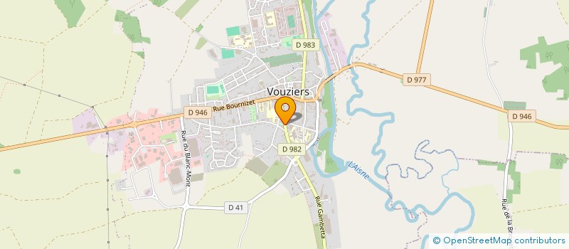 localisation de l'entreprise SCI LACA  VOUZIERS