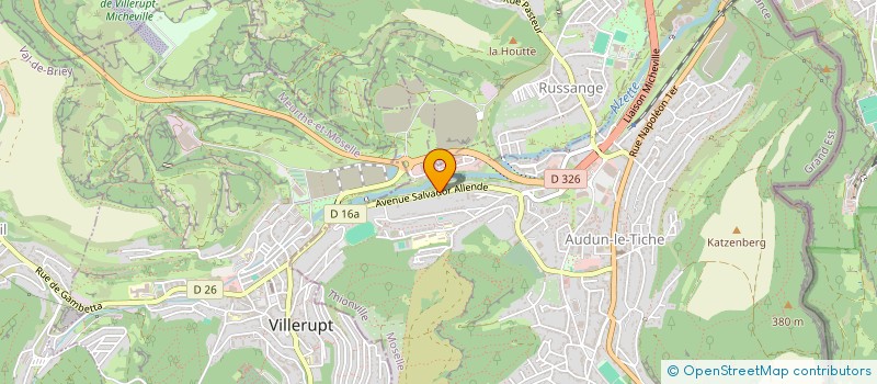 localisation de l'entreprise SCI LACALIATRE  AUDUN-LE-TICHE