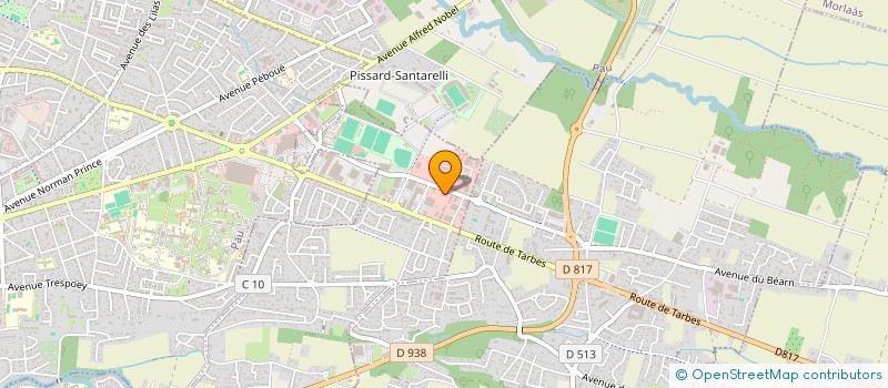 localisation de l'entreprise SCI LACAM  BIZANOS