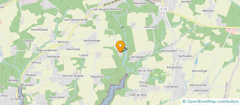 localisation de l'entreprise SCI LACAMA  MOELAN-SUR-MER