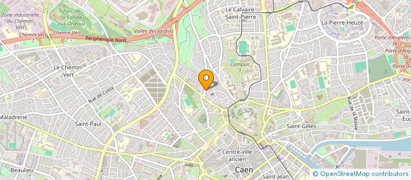 localisation de l'entreprise SCI LACAMP à CAEN