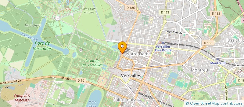 localisation de l'entreprise SCI LACAN N  1 à VERSAILLES