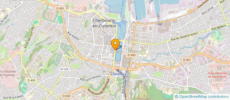 localisation de l'entreprise SCI LACANAU à CHERBOURG-EN-COTENTIN