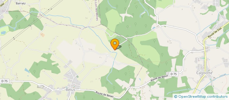 localisation de l'entreprise SCI LACAOUSSOTTE  BELUS