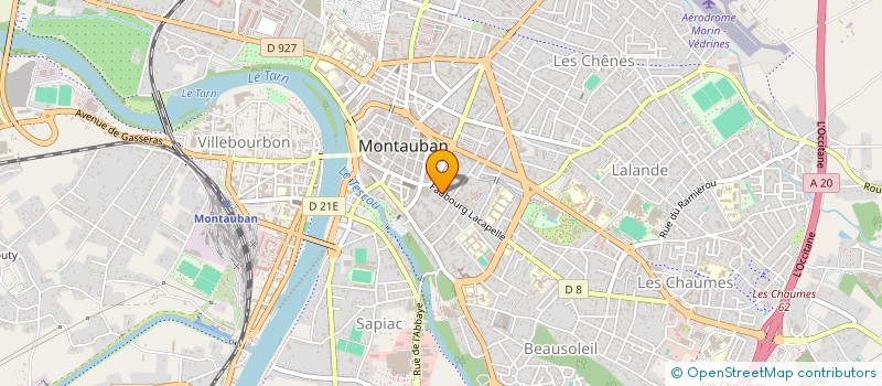 localisation de l'entreprise SCI LACAPELLE MELINA  MONTAUBAN