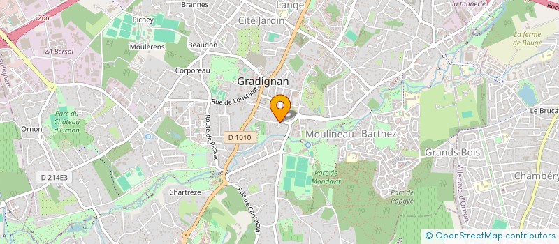 localisation de l'entreprise SCI LACARTE à GRADIGNAN