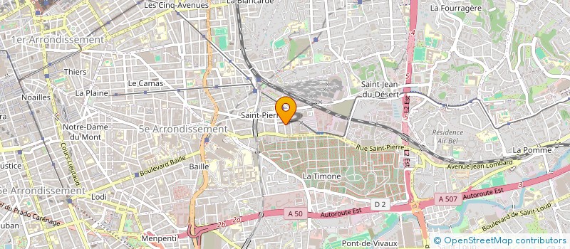 localisation de l'entreprise SCI LACASE  MARSEILLE